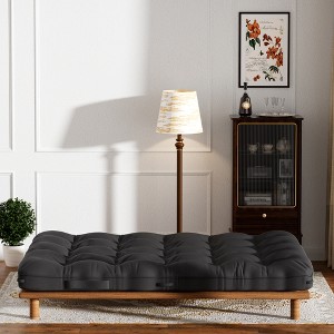 Floor Mattress Futon Mattress, Tatami Mat Sleeping Pad Foldable Roll Up Mat, Sofa Couch Bed, Full - 1 of 4
