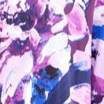 berry pink watercolor floral