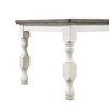 7pc Cambrien Rustic Farmhouse Dining Set Antique White/Gray - HOMES: Inside + Out: Seats 6, Ladder Back Chairs - 4 of 4