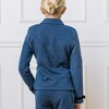 Hope & Henry Girls' Dressy Knit Jacquard Riding Blazer, Kids - 4 of 4