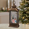 Battery-Operated Holiday Lantern with LED Light - Snowman - 2 of 2