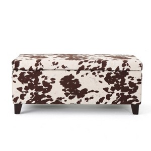 NicBex Modern 39" Storage Bench with Wood Frame for Bedroom and Entryway - 1 of 4