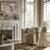 Round Daffan Faceted Accent Table Cream - Threshold™ designed with Studio McGee: Pine & MDF, No Assembly Required - 2 of 4