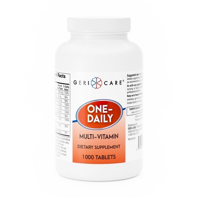 Geri-Care Multivitamin Tablet 501-10-GCP 1 Bottle,  1,000 per Bottle