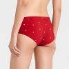 Women's Laser Cut Hipster Underwear- Auden™ Red Heart Print - 2 of 4