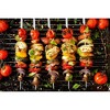 Outset Barbecue Stainless Steel Set of 4 Paddle Skewers with Black Canvas Storage Bag: Dishwasher-Safe, No Assembly Required - 4 of 4