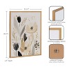 Kate & Laurel All Things Decor 16"x20" Gallery Modern Muted Cottage Floral Abstract Print by The Creative Bunch Studio Gold - 3 of 4