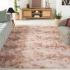 Rainbow Shag RBO100 Flatweave-Power Loomed Skid-Resistant Indoor Rugs - Safavieh - 2 of 4