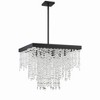 Crystorama Lighting Winham 8 - Light Chandelier in  Black Forged - 2 of 4