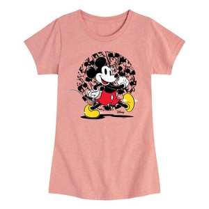 Girls' - Disney - Mickey & Friends Fitted Short Sleeve Graphic T-Shirt - 1 of 4