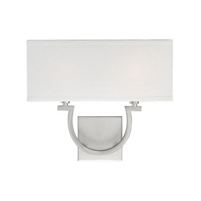 Savoy House Rhodes 2 - Light Wall Light in  Satin Nickel