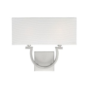 Savoy House Rhodes 2 - Light Wall Light in  Satin Nickel - 1 of 1
