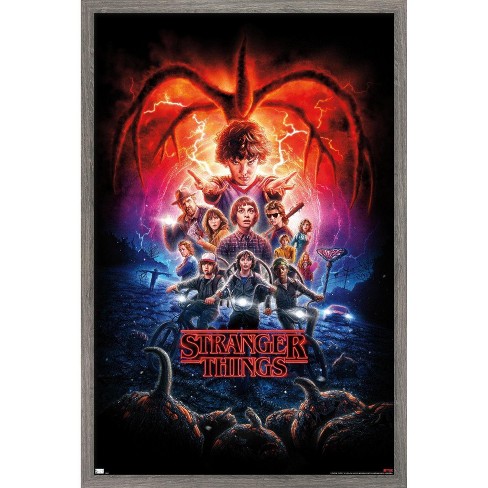 Quadro Decorativo Poster Stranger Things Temporada 2 30x42cm