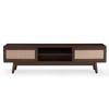 CAVINAS Stand for TV with Storage,Boho Media TV Stands and Console with Cable Management,Entertainment Center TV Stand for Living Room - 2 of 4