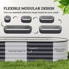 Aghana Digitals Dark Gray Galvanized Steel Raised Garden Bed: Modular Metal Planter with Safety - 4 of 4