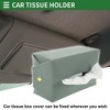 Unique Bargains Universal Car Tissue Holder Napkin Box Car Backseat Extra Large Tissue Organization Faux Leather - 2 of 4