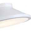 Artcraft Lighting Lucida 1 - Light Flush Mount in  White - 3 of 4