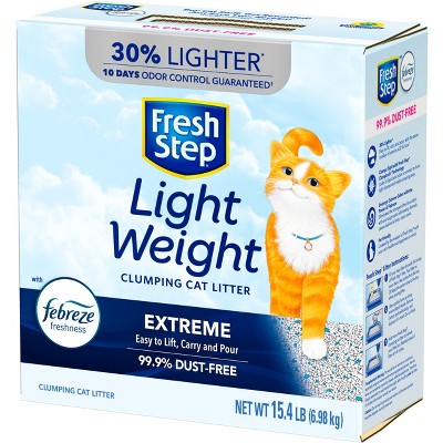 Fresh Step Lightweight Extreme Scented Litter with the Power of Febreze Clumping Cat Litter- 15.4lb_6