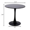 31.5" Round Dining Table, Small Space Modern Kitchen Table for 2, Compact Tulip Pedestal Table for Dining Room or Breakfast Nook-The Pop Home - 4 of 4