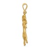 Black Bow Jewelry 14k Yellow Gold Large Aries the Ram Zodiac Pendant - 2 of 4
