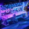 Aheaplus Gaming Desk with Hutch and LED Lights, Computer Table with Storage Shelves - 4 of 4