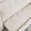 78.5" Reversible Sleeper Sectional Sofa with Storage Chaise & Side Organizer Bag (Space-Saving Design) - 3 of 4