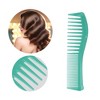 Unique Bargains Anti Static Hair Comb Wide Tooth for Thick Curly Hair Hair Care Detangling Comb For Wet and Dry 2 Pcs - 2 of 4