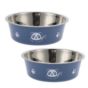 Unique Bargains Non-Skid Extra Large Pet Bowl 7.87" Dia - 1 of 4