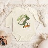The Juniper Shop Happy St. Pat-Rex Day Baby Long Sleeve Bodysuit - 2 of 3
