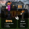 12FT Giant Halloween Inflatable Blow Up Decorations, Pumpkin Man Holding Skull for Holiday Party Garden Lawn Yard Patio - 3 of 4