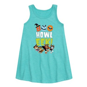 - Paw Patrol - Howl Eek Graphic Sleeveless Aline Dress - 1 of 4