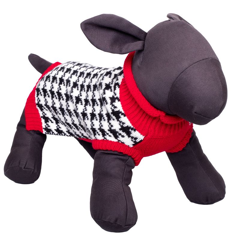 The Worthy Dog Houndstooth Sweater and Scarf Set, 5 of 6