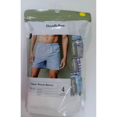 Men's 4+1 Bonus Pack Woven Boxer Briefs - Goodfellow & Co™