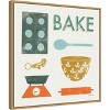 Amanti Art Retro Kitchen II Bake by Becky Thorns Canvas Wall Art Print Framed 22 x 22-in. - 3 of 4