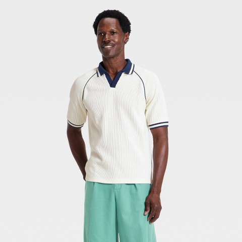 Мужские рубашки Goodfellow & Co Men's Casual Fit Polo Shirts - Goodfellow & Co™ Cream L