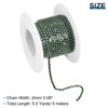Unique Bargains DIY Bag Clothing Decoration Crystal Rhinestone Sew on Close Claw Chain Trim - 2 of 4