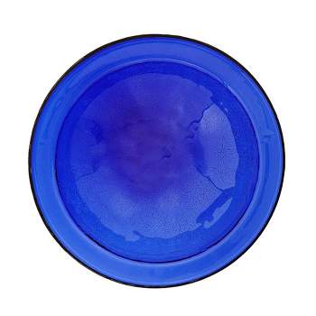 Achla Designs 3" Reflective Crackle Glass Birdbath Bowl