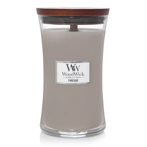 Craft & Kin Wood Wick, All-natural Soy Aromatherapy Candle In Frosted Glass  Jar With Fireside Smoke Scent - 8oz : Target