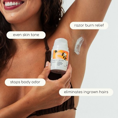 Forgotten Skincare The Original Underarm Brightening Deodorant Cream - 1.7 fl oz: Vegan, No Fragrance Added, Normal to Dry Skin