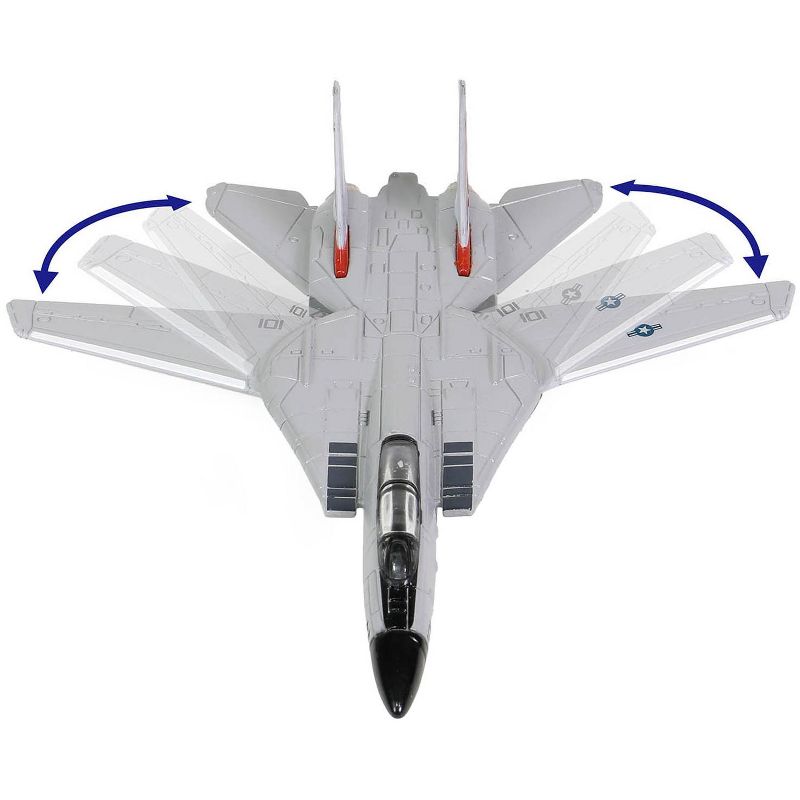 Grumman F-14A Tomcat Fighter Aircraft "VF-31 Tomcatters" (CVN-65) Aircraft Carrier Deck 1/200 Diecast Model by Forces of Valor, 4 of 7