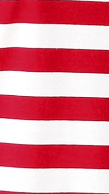red white