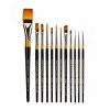 KINGART Original Gold Series Premium Golden Taklon Multimedia Artist Brushes, Gift Box, Set of 12 - 2 of 4