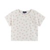 Andy & Evan  Kids  Girls Raglan Tee & Short PJ Set - 3 of 4