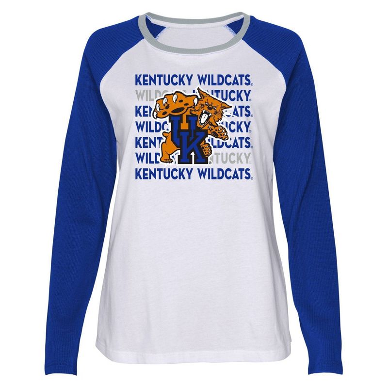 NCAA Kentucky Wildcats Girls&#39; Long Sleeve T-Shirt, 2 of 4