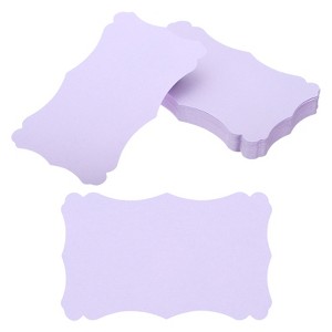 Unique Bargains Paper Mini DIY Gift Double-sided Blank Index Flash Cards 50 Pcs - 1 of 4