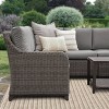 Leisure Made Mitchell 5pc Wicker Sectional in Gray Fabric - image 3 of 4