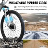 Gulches 26 Inch Mountain Bike for Teens Adults High Carbon Steel Frame 21-Speed Gears Dual Disc Brakes Sport Bicycle for Men Women Exercise Equipment - 2 of 4