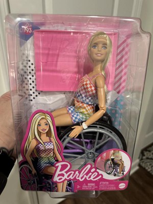 Barbie Fashionistas Doll With Wheelchair And Ramp And Blonde Hair : Target