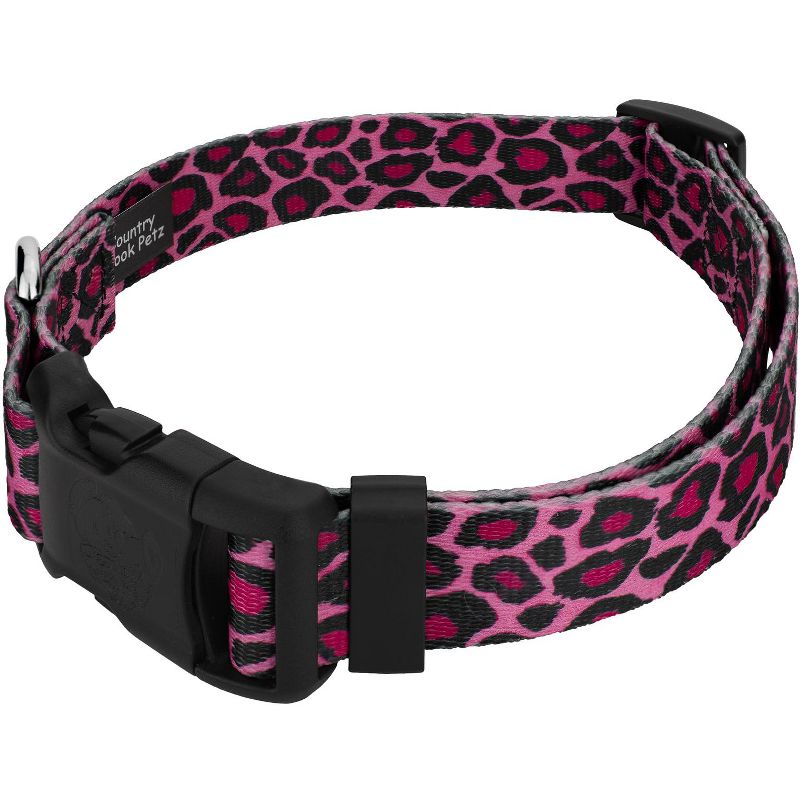 Country Brook Petz Pink Leopard Deluxe Dog Collar - Made In The U.S.A., 3 of 6
