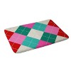 Deny Designs Dominique Vari Words Retro Christmas Knitted Argyle Memory Foam Bath Mat - image 2 of 4